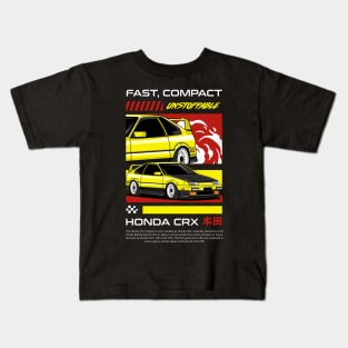 Honda CRX Lover Kids T-Shirt